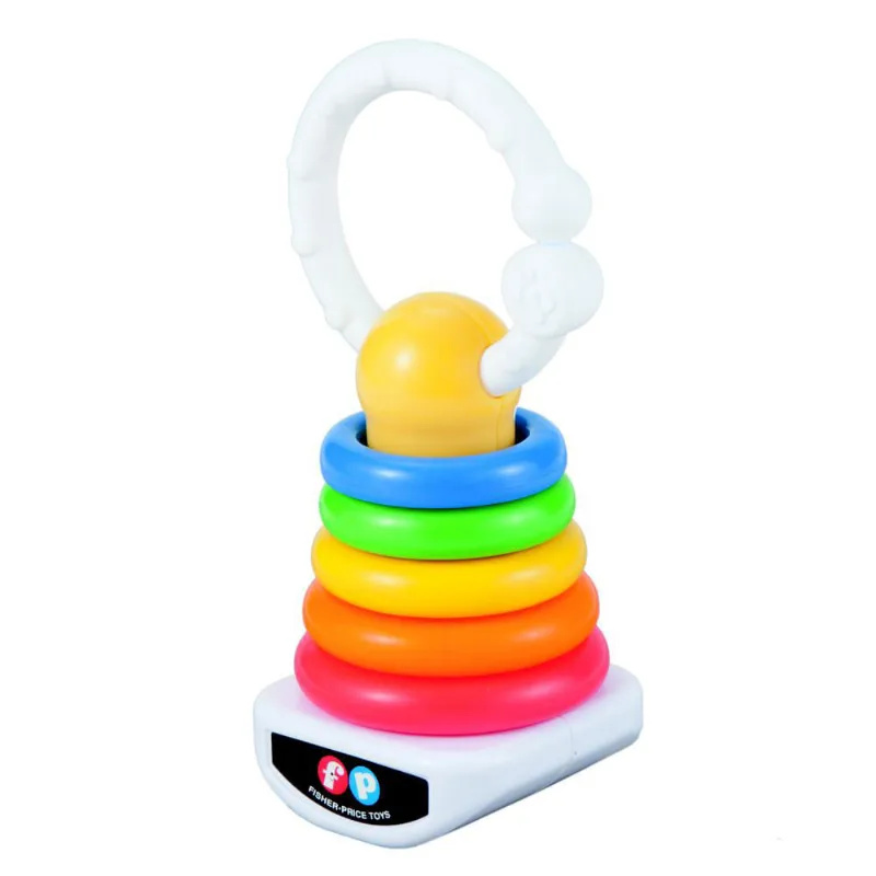 Chocalho - Mini Pirâmide de Argolas - Fisher-Price