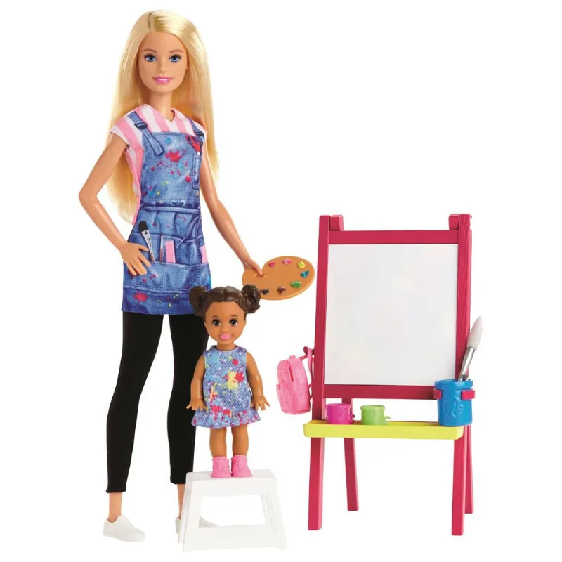 Boneca Barbie Profissões Barbie Professora de Artes Mattel 71862