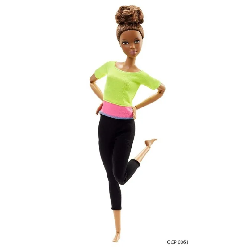 Boneca Barbie Feita para Mexer Top Amarelo To Move Articulada - Mattel