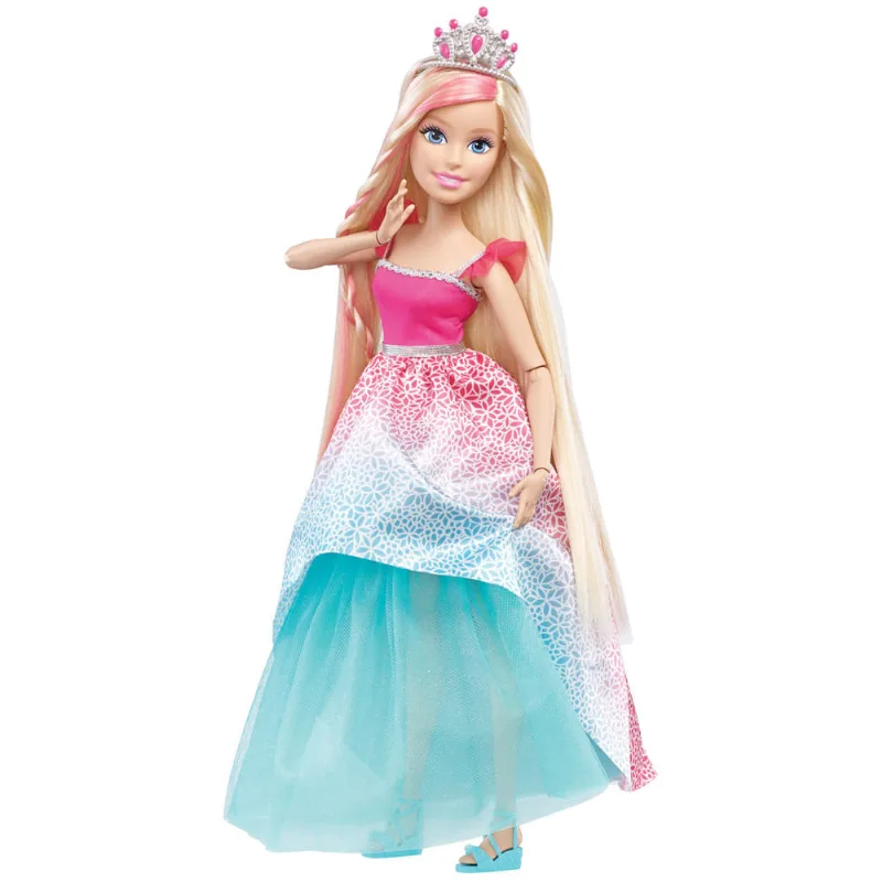 Boneca Barbie - Minha Grande Princesa - Penteados Mágicos - Mattel