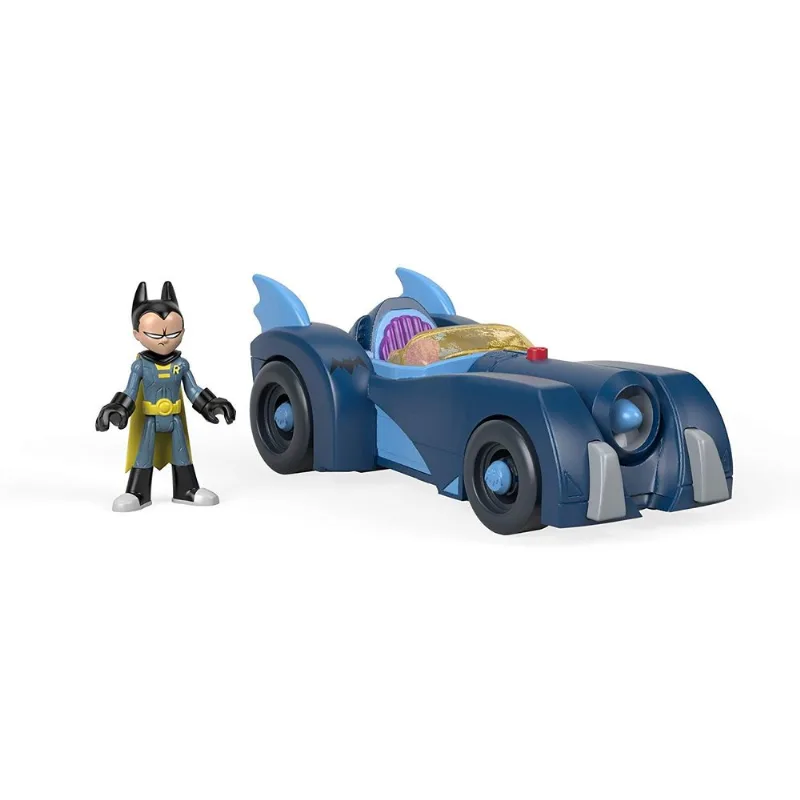 Imaginext - Teen Titans Go! - Veículos Titãs - Robin e Batmóvel Fgv82