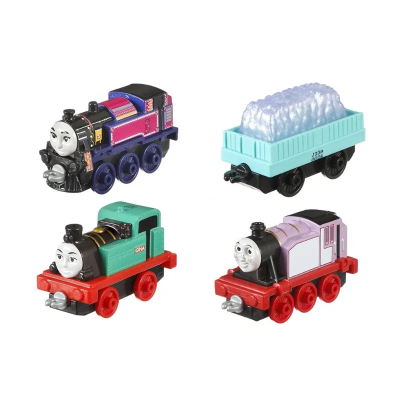 Thomas & Friends - Conjunto com 4 Locomotivas - Percurso do Diamante Dxt78