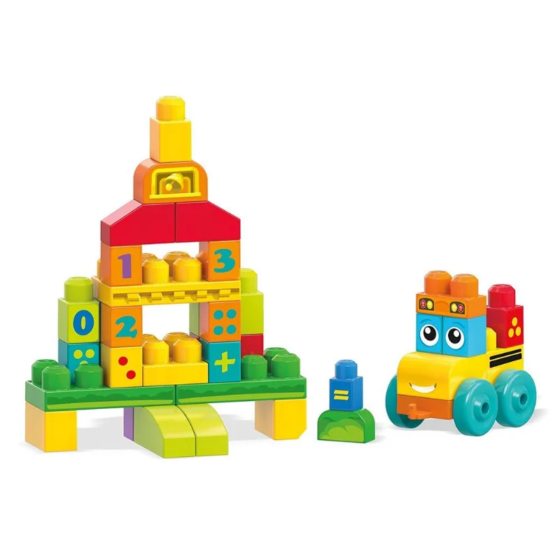 Mega Bloks - Blocos de Montar - Ônibus da Escola 123
