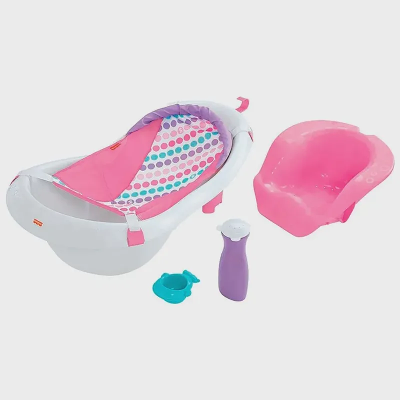 Banheira Deluxe 4 em 1 Cresce com o Bebê Fisher-Price FBM96 - Mattel