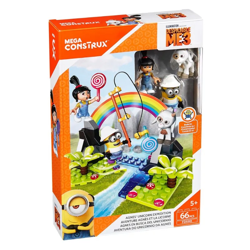 Conjunto De Construção Mega Bloks Construx Despicable Me Agnes Unicorn