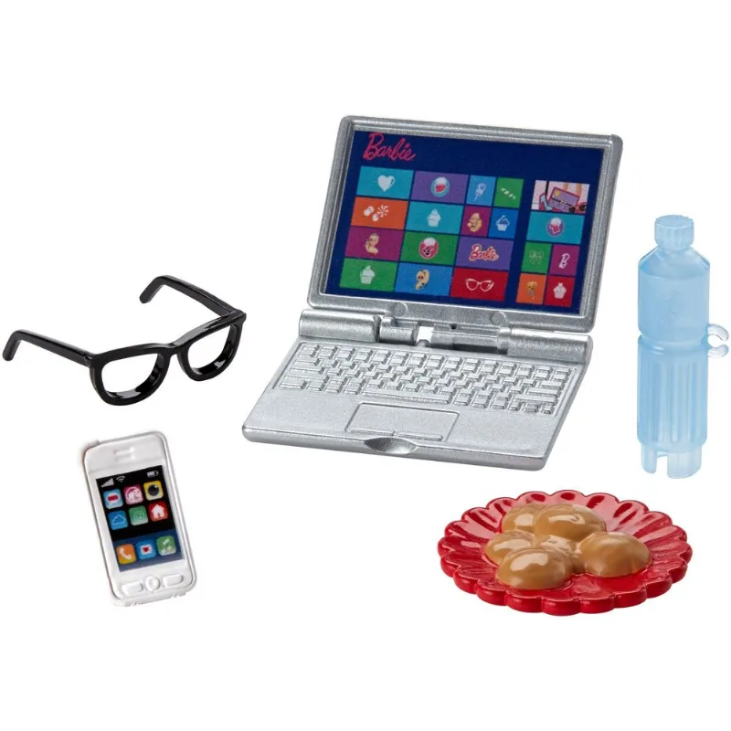 Pacote De Acessórios Barbie Mini Story Starter Tech Pack