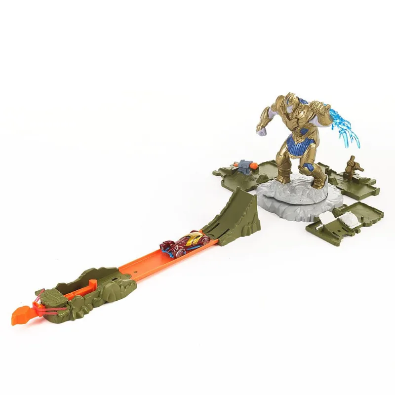 Pista e Veículo - Hot Wheels - Disney - Marvel - Vingadores - Guerra Infinita - Thanos - Mattel
