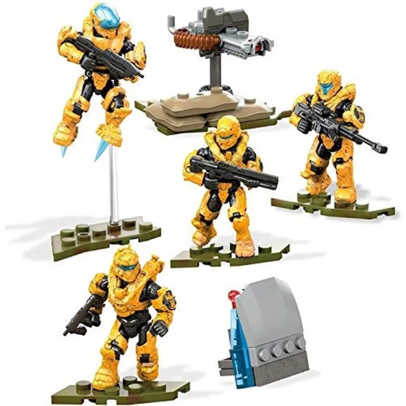 Mega Halo Construx Conjunto de Edifícios Equipe de Bombeiros Espartana