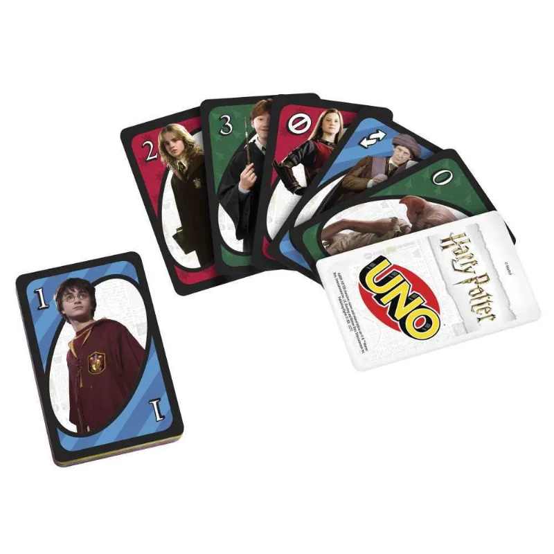 Jogo de Cartas - Uno - Harry Potter - De 02 a 10 Jogadores - Mattel