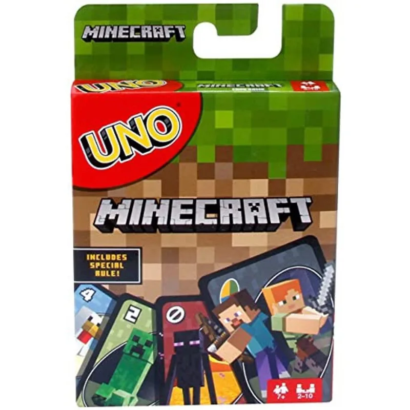 Uno Minecraft Card Game Videogame-Temático Collectors Deck 1