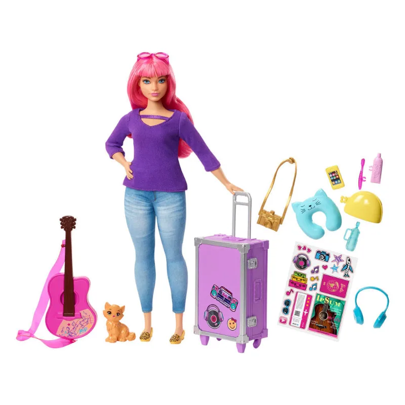 Boneca Barbie - Daisy Viajante com Adesivos - Mattel