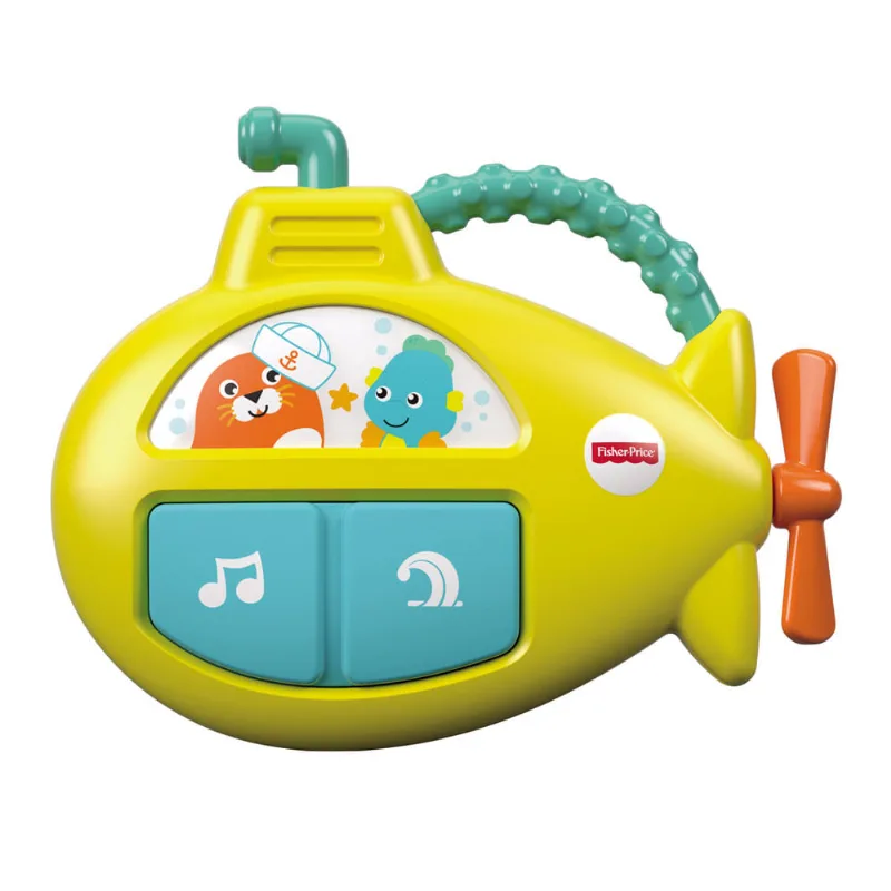 Brinquedo Musical - Submarino Amarelo - 15 sons - Fisher-Price