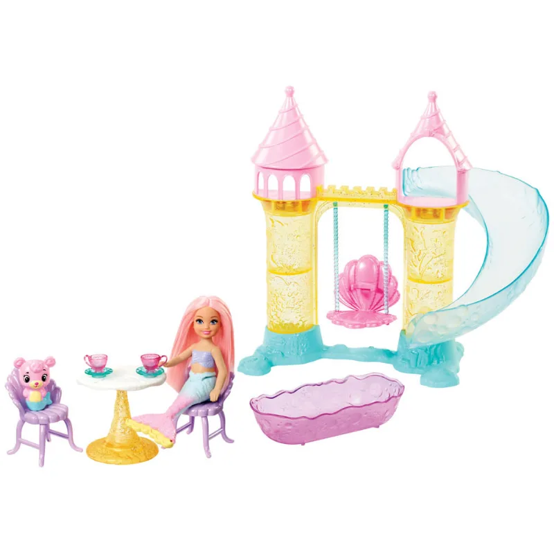 Playset e Boneca Barbie - Barbie Dreamtopia - Parque Aquático das Sereias - Mattel