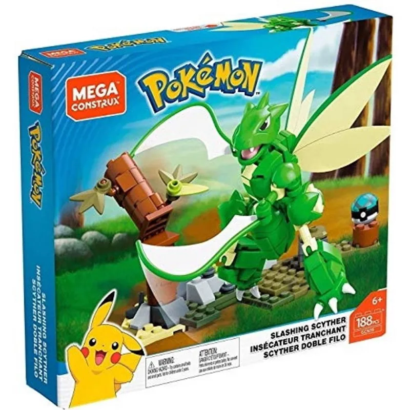Mega Pokemon Construx 188 Piece Conjunto de Construção Corte de Foice