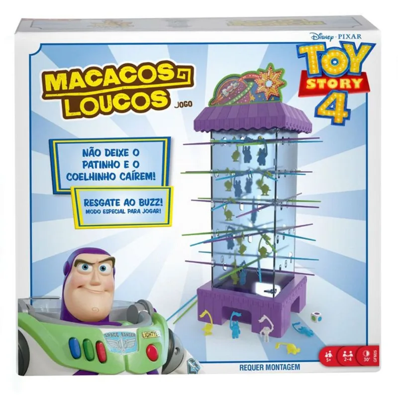 Jogo Toy Story 4 - Macacos Loucos - Mattel