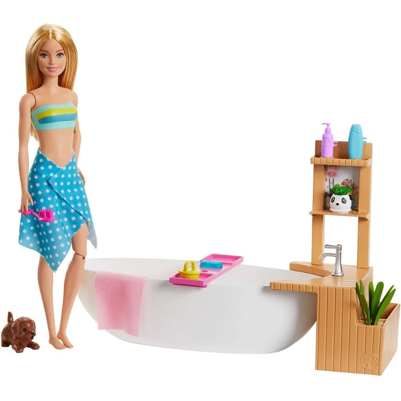 Boneca Barbie - Barbie Banho De Espumas - Mattel