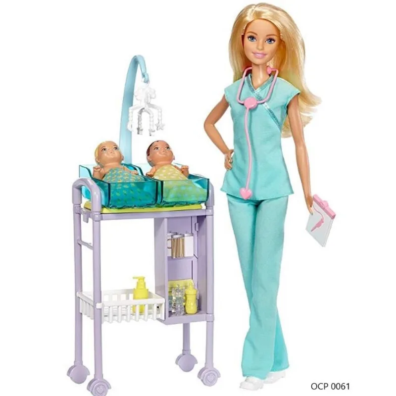 Boneca Barbie Profissões Pediatra Loira - Mattel