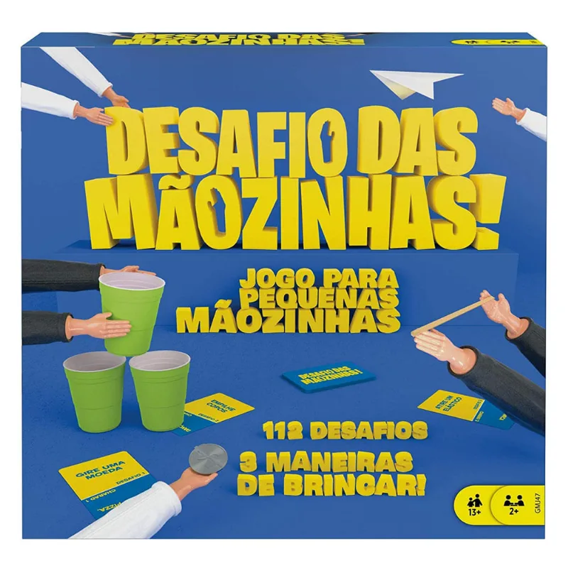 Jogo - Desafio das Mãozinhas - Mattel