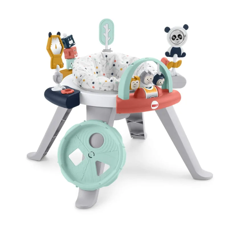 Fisher-Price Centro de Atividades 3-em-1 Giratório e Classificador Pontinhos Felizes