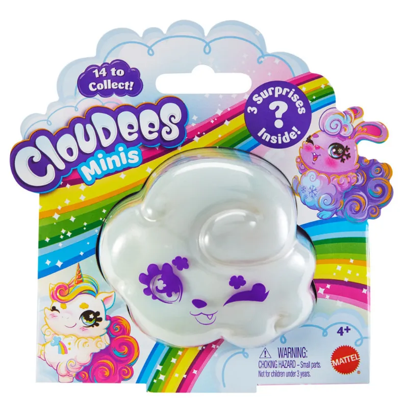 Mini Figura Surpresa - Cloudees Minis - 3 Surpresas - Mattel