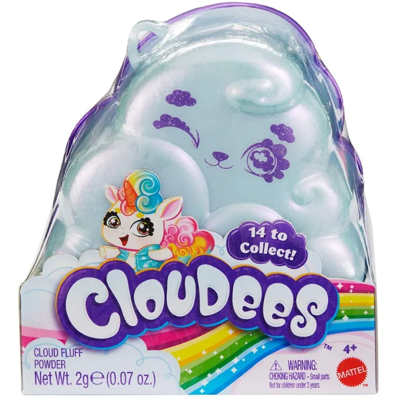 Cloudees - Animal Surpresa Gnc94 Mini Figura Surpresa - Cloudees - 6 Surpresas - Mattel