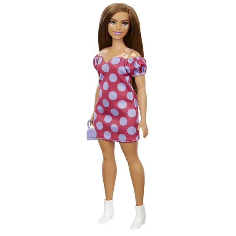 Boneca Barbie Fashionistas 171 Vitiligo Curvy - Mattel