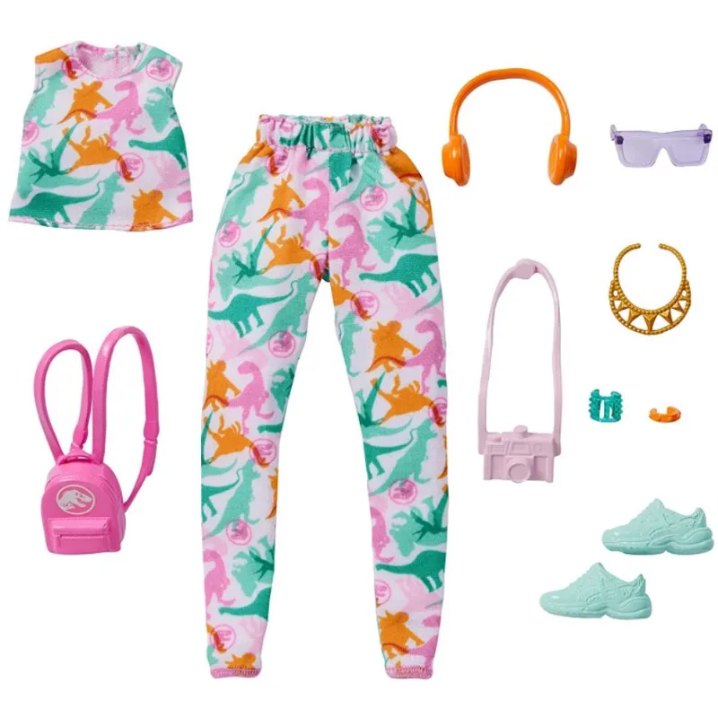 Barbie Roupas e Acessórios Regata Calça Esportivo Dinossauros - Mattel