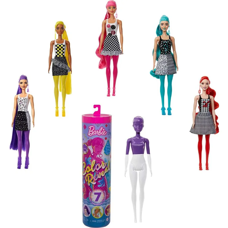 Barbie Fashionista Color Reveal Monocromática - Mattel