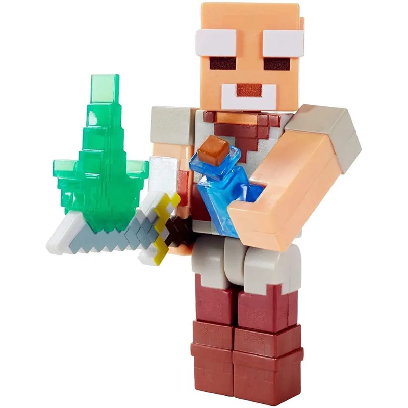 Minecraft Dungeons 3.25-in Collectible Pake Battle Figure and Accessories, Baseado em videogame, jogo de história imaginativa para meninos e meninas de 6 anos e mais velho