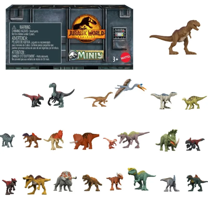 Figura de Ação - Jurassic World - Dominion - Minis Dinossauros - Surpresa - Mattel