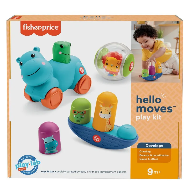 Kit Hello Moves - Fisher-Price - Infant - Animais - Colorido