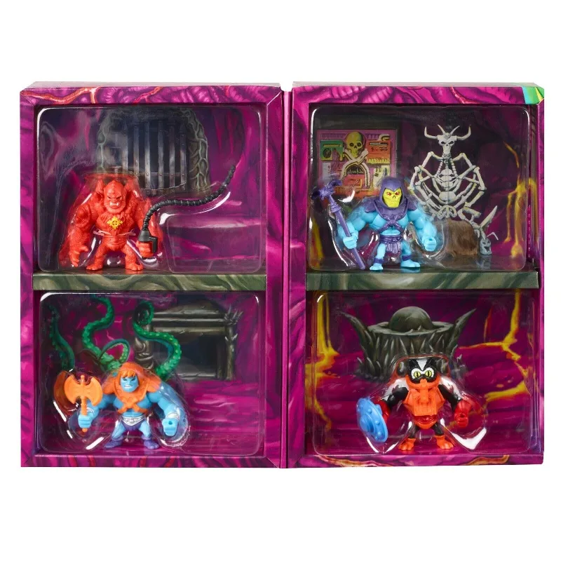 Pacote Com 4 Minibonecos Mattel Masters Of The Universe Eternia