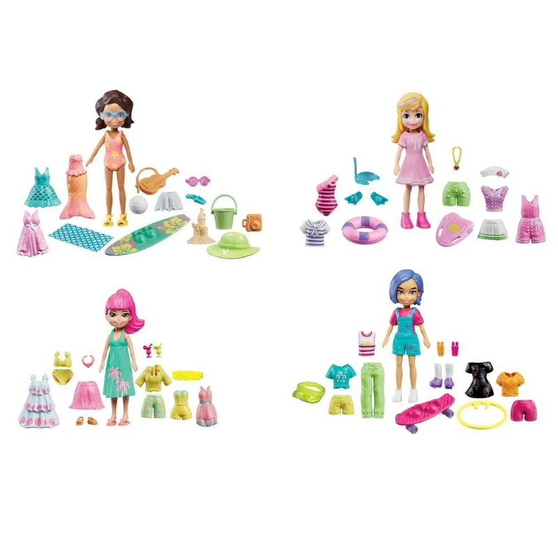 Boneca - Polly Pocket - Super Kit de Moda Aquático - 7,6 cm - Mattel