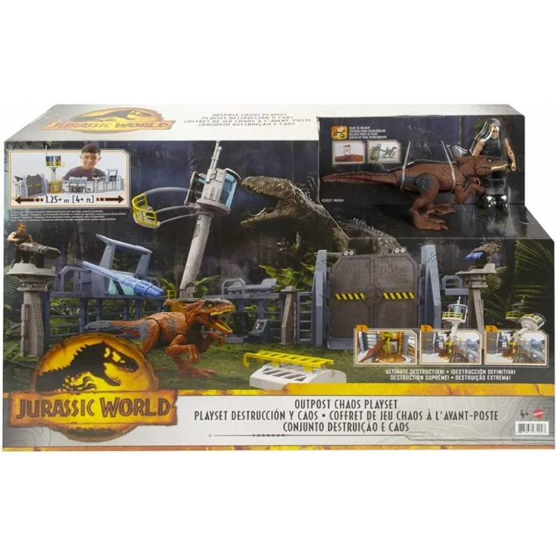 Conjunto Destruição E Caoso Jurassic World - Mattel GYH43