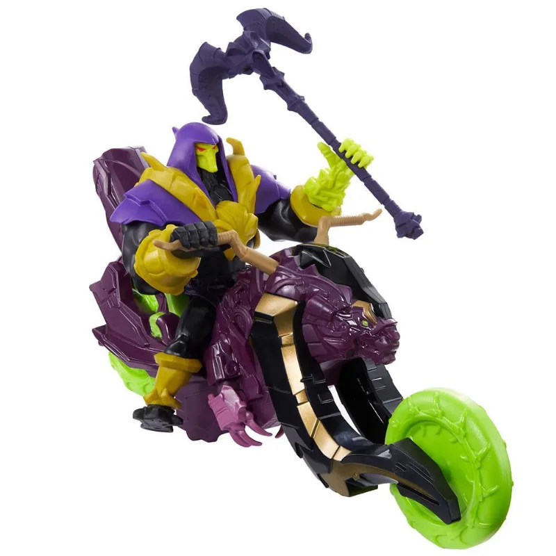 Boneco Skeletor com Veículo Masters of the Universe HBL76 Mattel 19 cm 123568