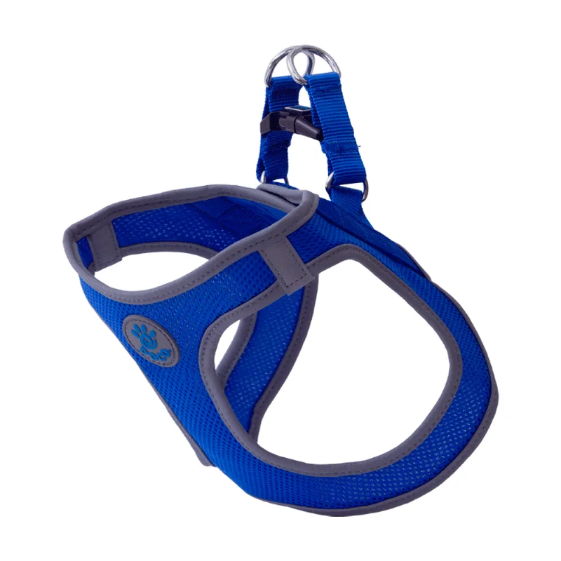 Peitoral Cães Athletic Fit Doco Azul XG