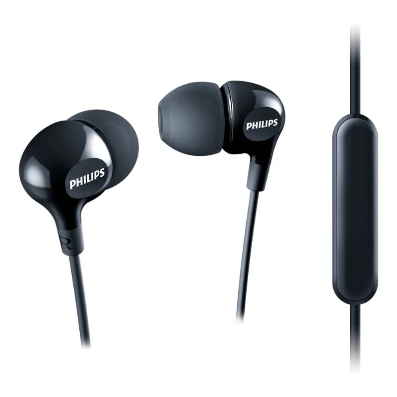 Fones de ouvido Big Bass Philips In Ear - pretos (SHE35)