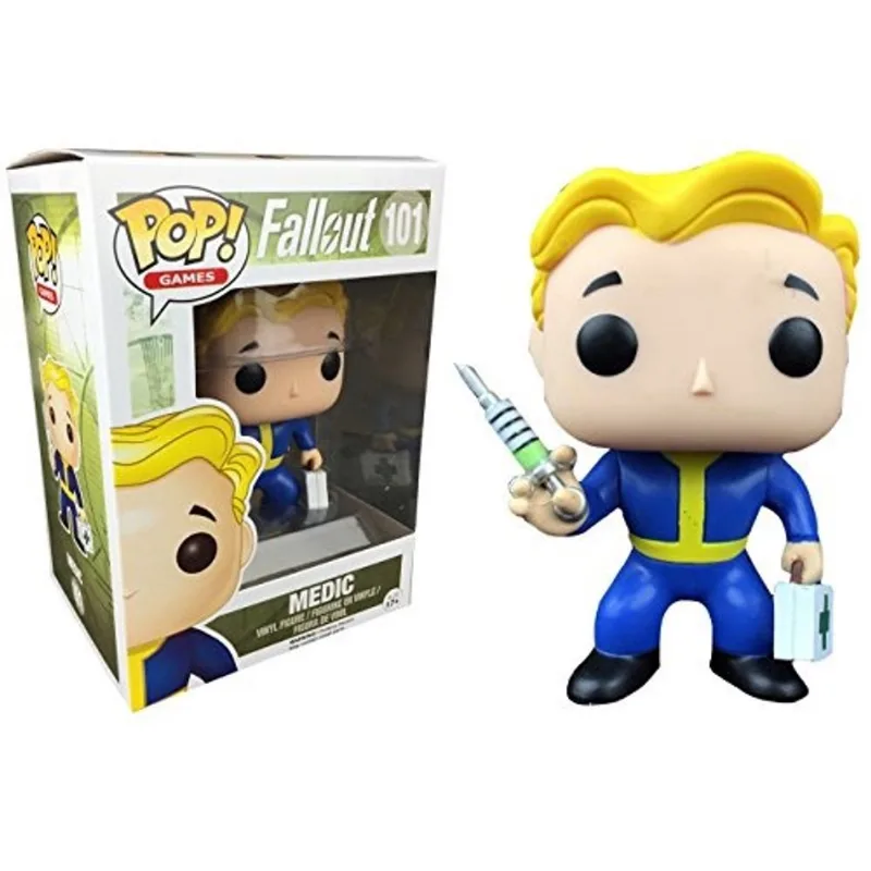 Funko Pop! Jogos Fallout Vault Boy Medic #101 (Hot Topic Mystery Exclusive)