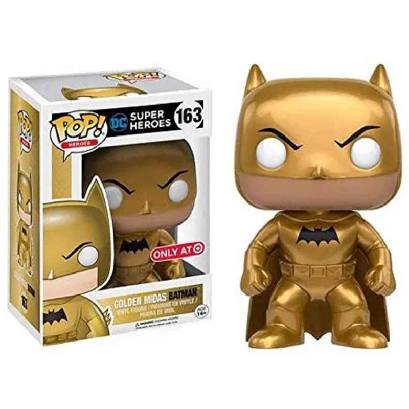 Pop! Funko dc Super Heroes Golden Midas Batman Exclusivo