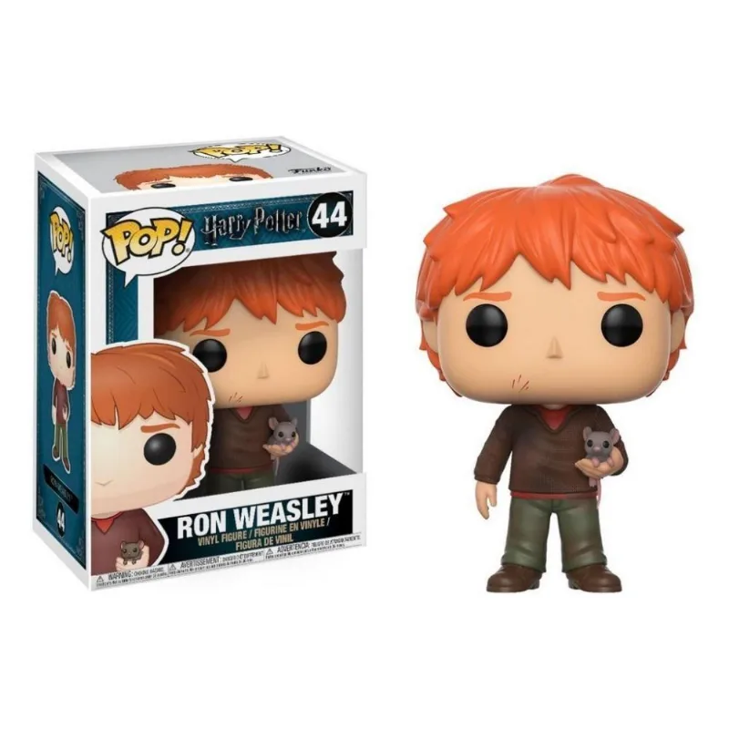 Boneco Funko Pop Harry Potter Ron Weasley com Scabbers 44