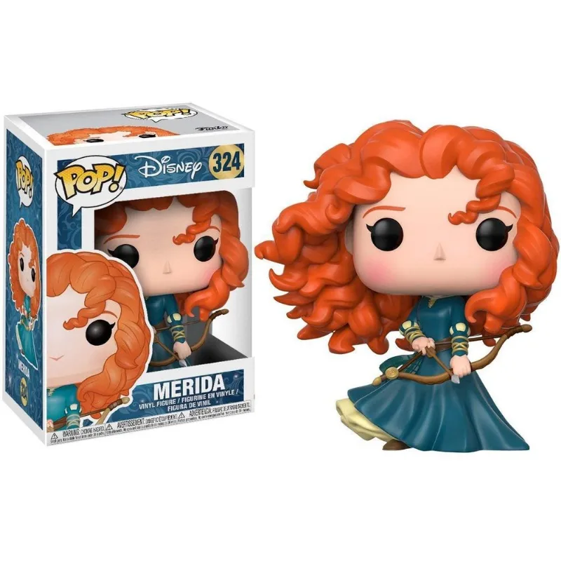 Boneco Funko Pop Merida 324 Disney Valente Brave