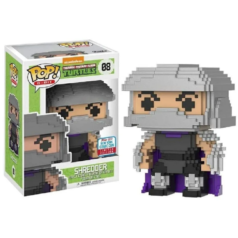 Pop Funko 8-Bit 08 Teenage Mutant Ninja Turtles Shredder (2017 Fall Convention Exclusive)