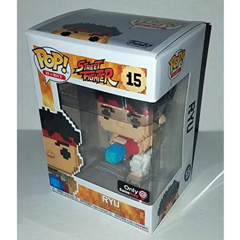 Funko Ryu - Street Fighter 8-Bit Pop! Figura de Vinil 15 Gam