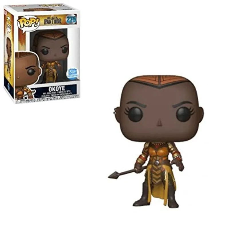 Funko Pop! Marvel: Pantera Negra - Okoye (Exclusividade Limitada