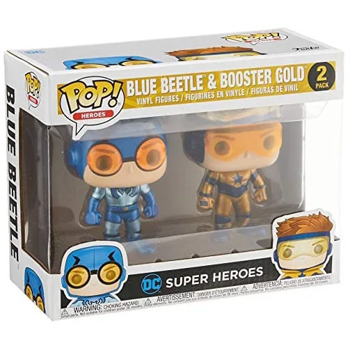 Funko Pop! Heróis: dc Heroes Booster Gold & Besouro Azul (m - Não Disponível