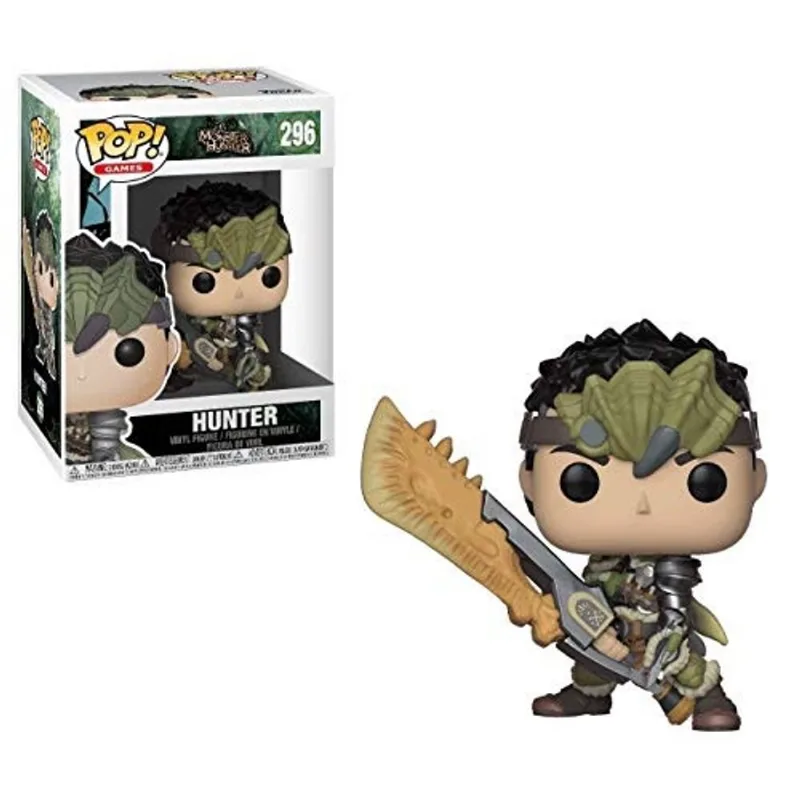 Funko Pop! Jogos: Monster Hunter - Hunter Collectible Figure, Multi-colored,3.75 polegadas