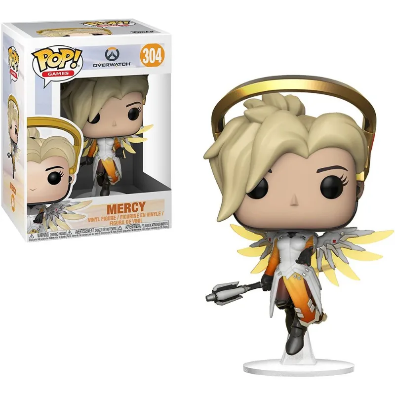 Boneco Funko Pop Overwatch Mercy 304