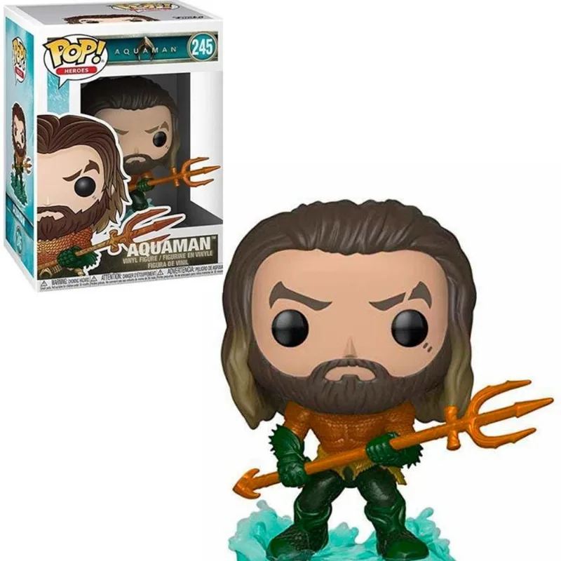 Boneco Funko Pop Aquaman Hero Suit 245 Aquaman DC Comics
