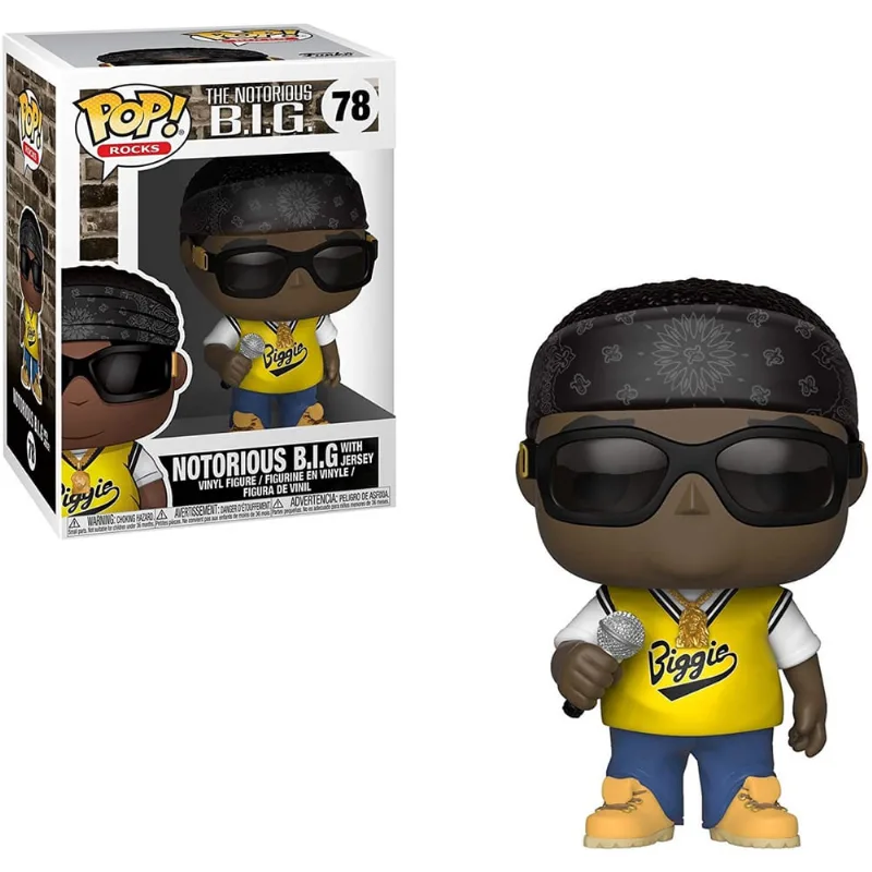 Funko Pop Rocks: Música - Notorious b. I. G. em Jersey Collectible Figure, Multicolor