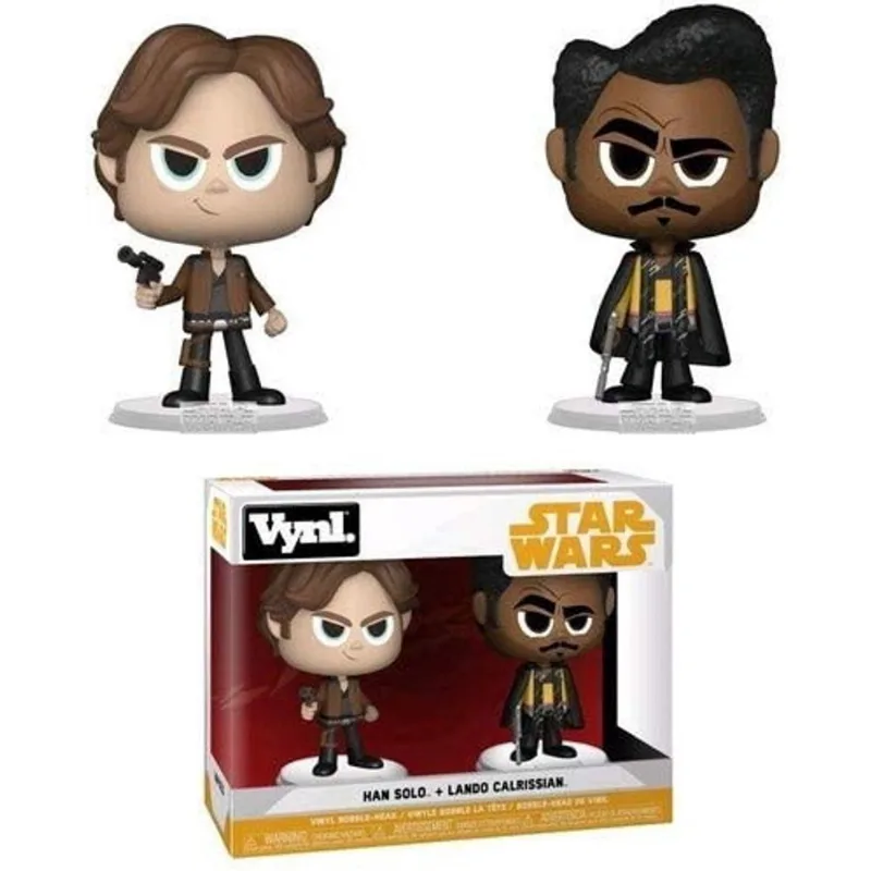 Boneco Funko Vinyl Star Wars Solo Han + Lando 2 Pack